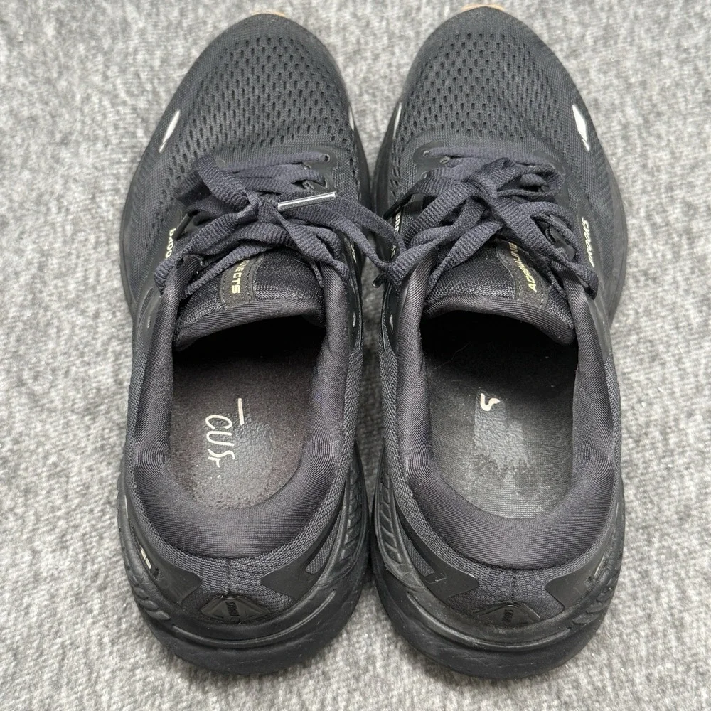 Brooks Adrenaline GTS 23 Womens Running Shoes Size 8 Wide D Black Gum Stability